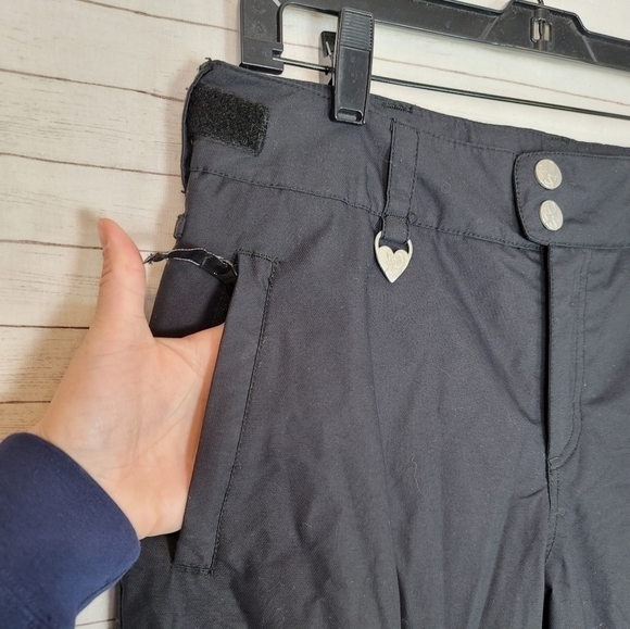 ROXY BLACK SNOWBOARD PANTS, SZ SMALL - Picture 3 of 14
